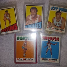 1971-72 Topps Basketball 5 Card Lot !!