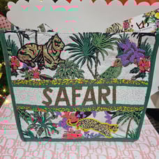 America & Beyond AFRICAN SAFARI EMBELLISHED limited edition TOTE NWT