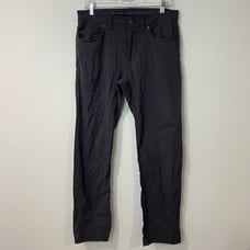 Prana Mens Brion Pant II Stretch Chino Travel Commuter Slim Outdoor Charcoal 32