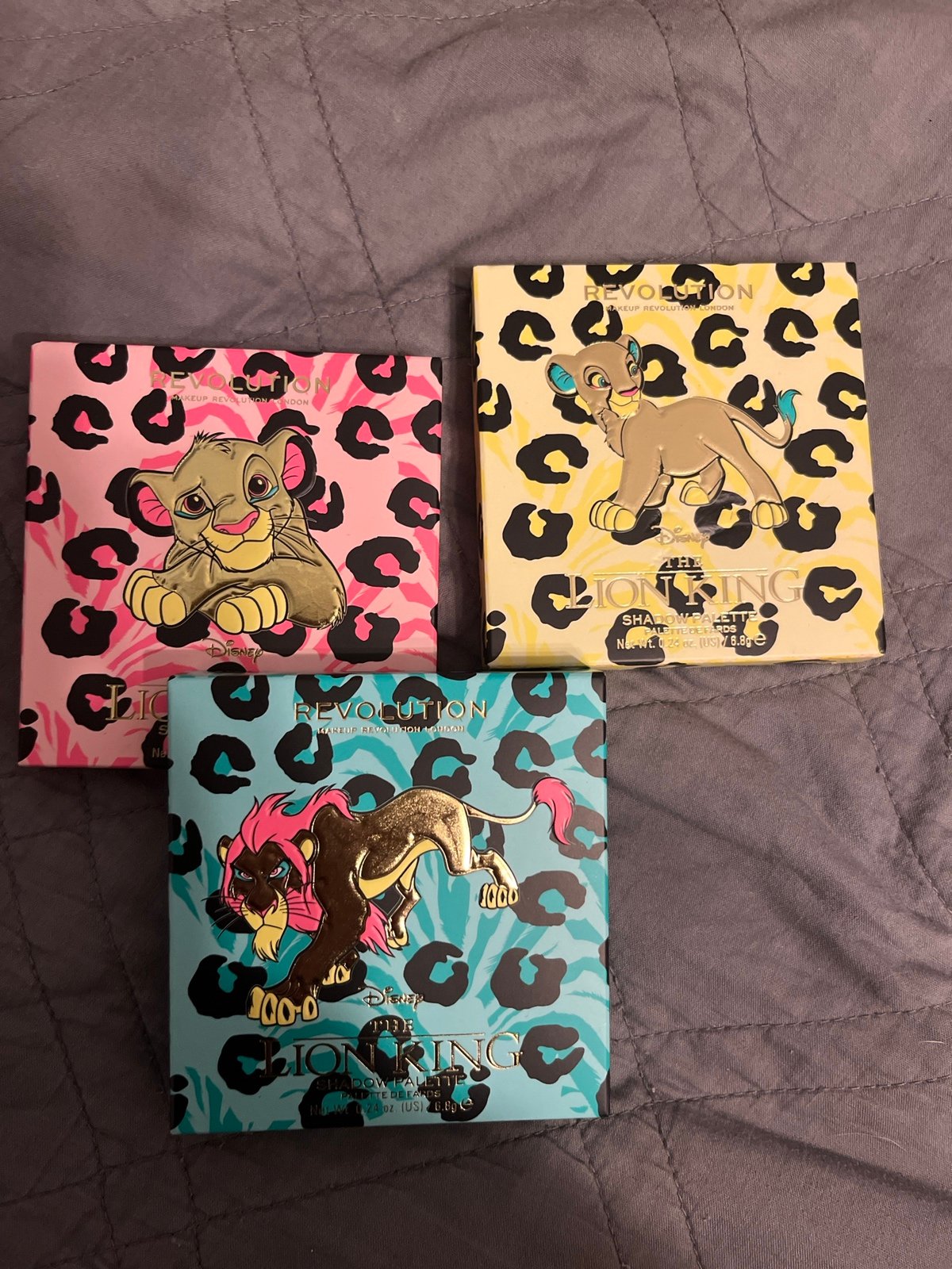 Lion king Revolution shadow palettesx3
