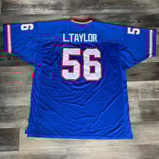 Vintage New York Giants Lawrence Taylor NFL Throwback Football Jersey Size 58