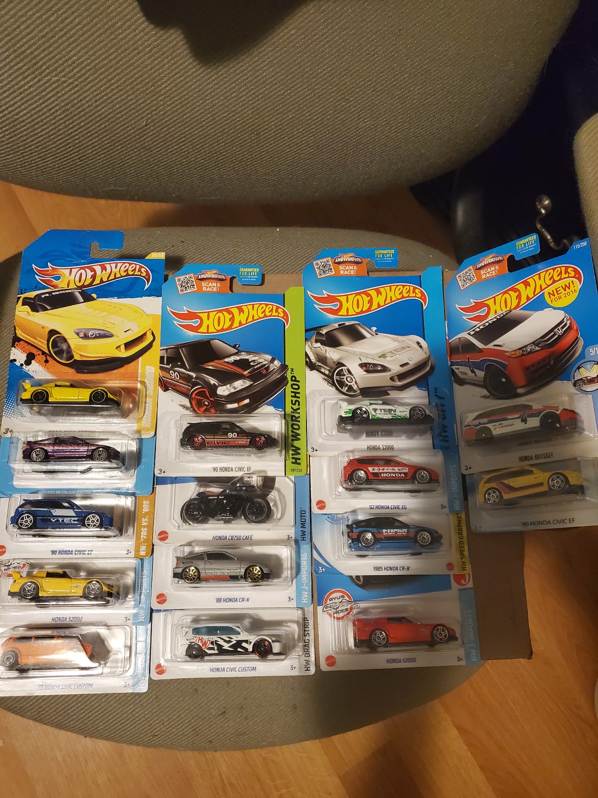 Hot wheels honda lot