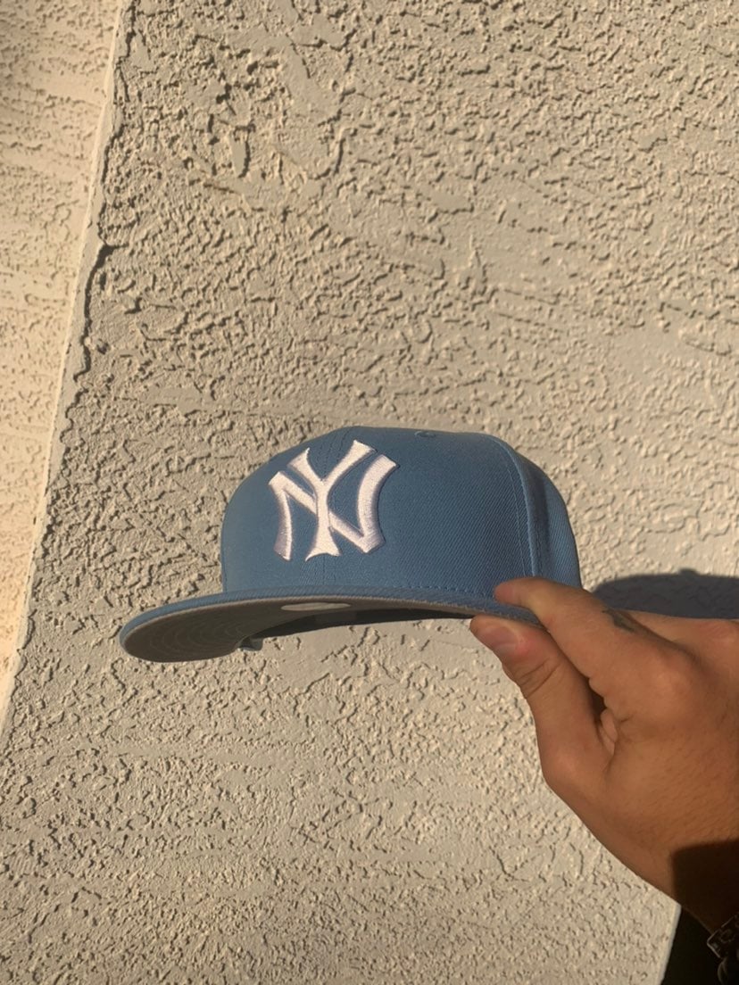 hat club exclusivesky blue cooperstone yankee hat