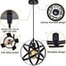 Industrial Pendant Light, Metal Spherical hanging light