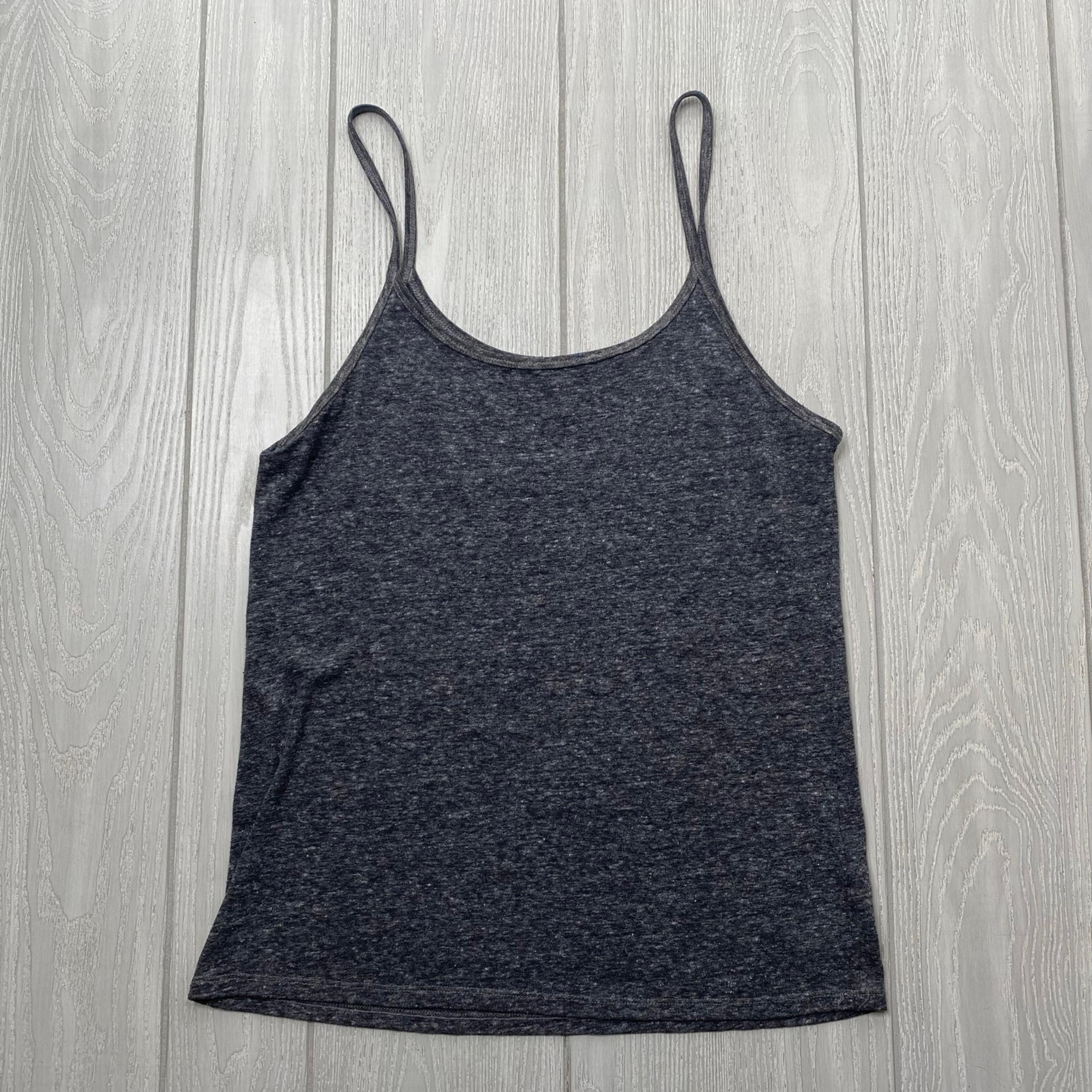 PATAGONIA WOMEN'S HEATHER GREY SPAGHETTI STRAP CAMISOLE TOP SIZE LARGE
