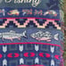 Vintage Gone Fishing Woven Tapestry Throw Blanket Farm House Cabin Primitive