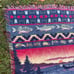 Vintage Gone Fishing Woven Tapestry Throw Blanket Farm House Cabin Primitive