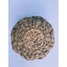 9.4 x 8 Water Hyacinth Beaded Woven Basket Natural/Red - Opalhouse