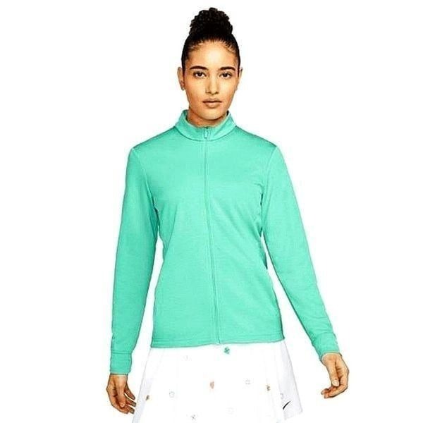 Nike Women's Mint Dri-FIT UV Victory Full-Zip Top Size Large