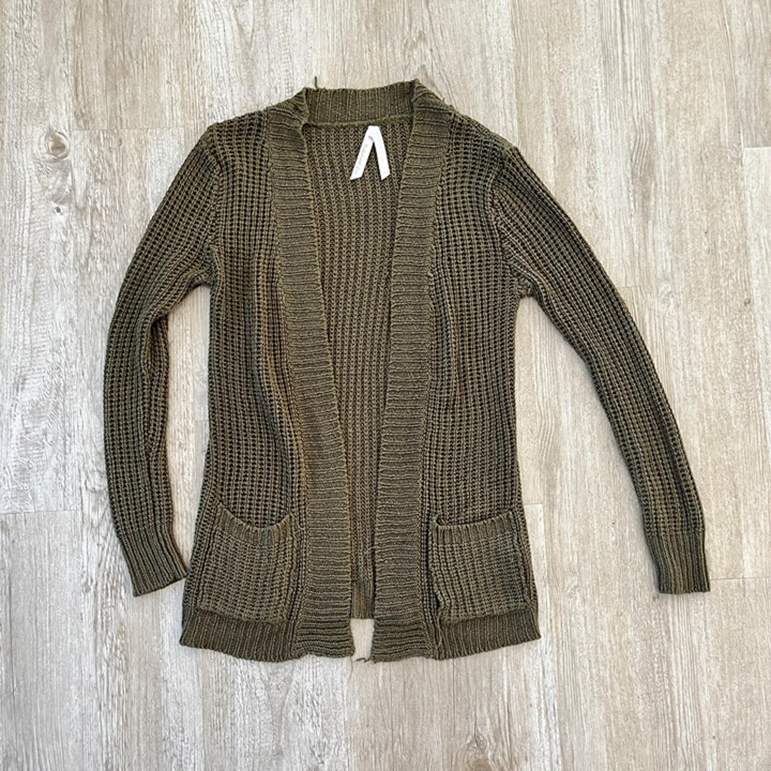 Womens Ashley by 26 International Green Cardigan - XL