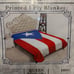 Puerto Rico Queen size blanket