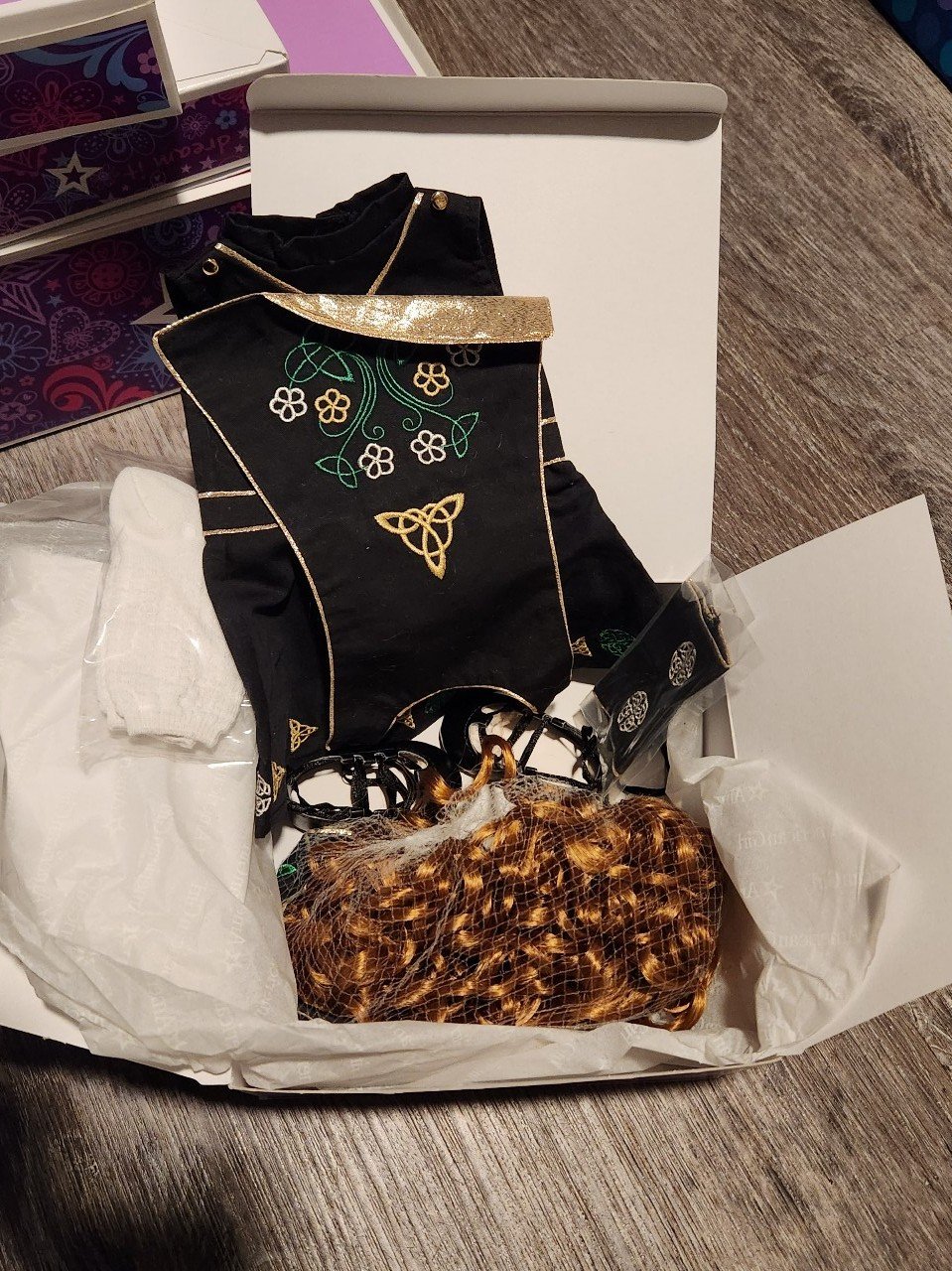 American girl doll Irish dance outfit