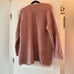 Side Effects Vintage Open Cardigan Sweater 80's Pink Womens Size Small