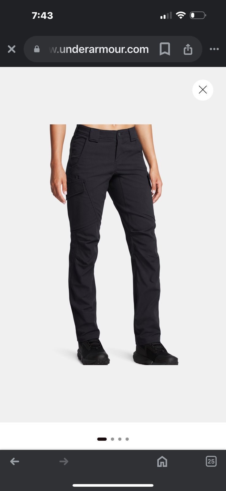 Under Armour storm /tatical elite women’s pants Sz 4