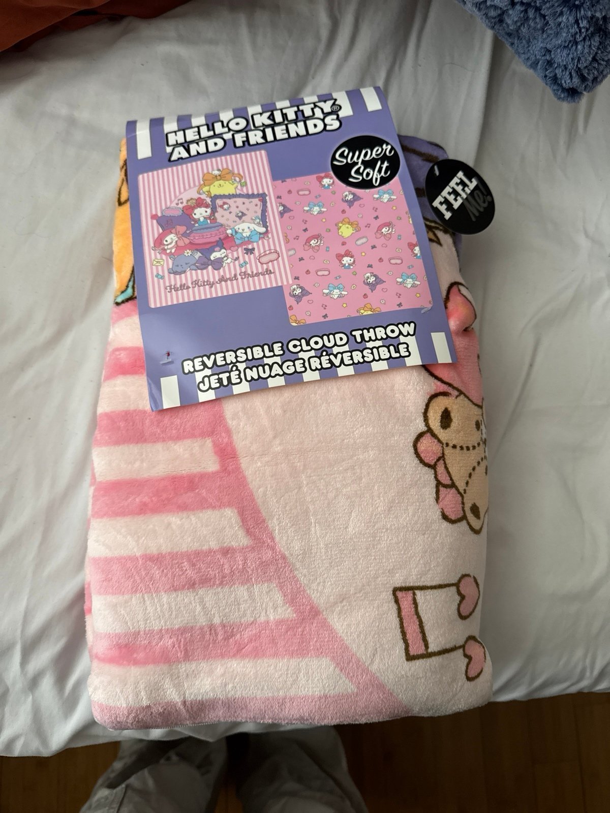Hello Kitty and Friends Slumber Party Double-Sided Throw