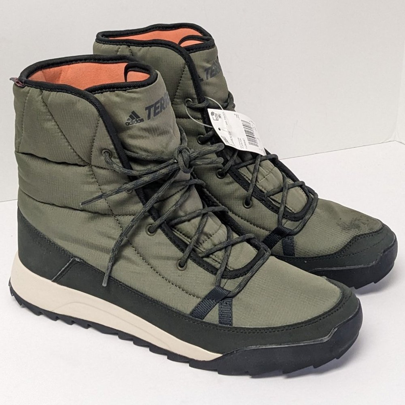 Adidas Terrex Choleah Padded CP Winter Boots, Alpine Green, Women's 10.5 M