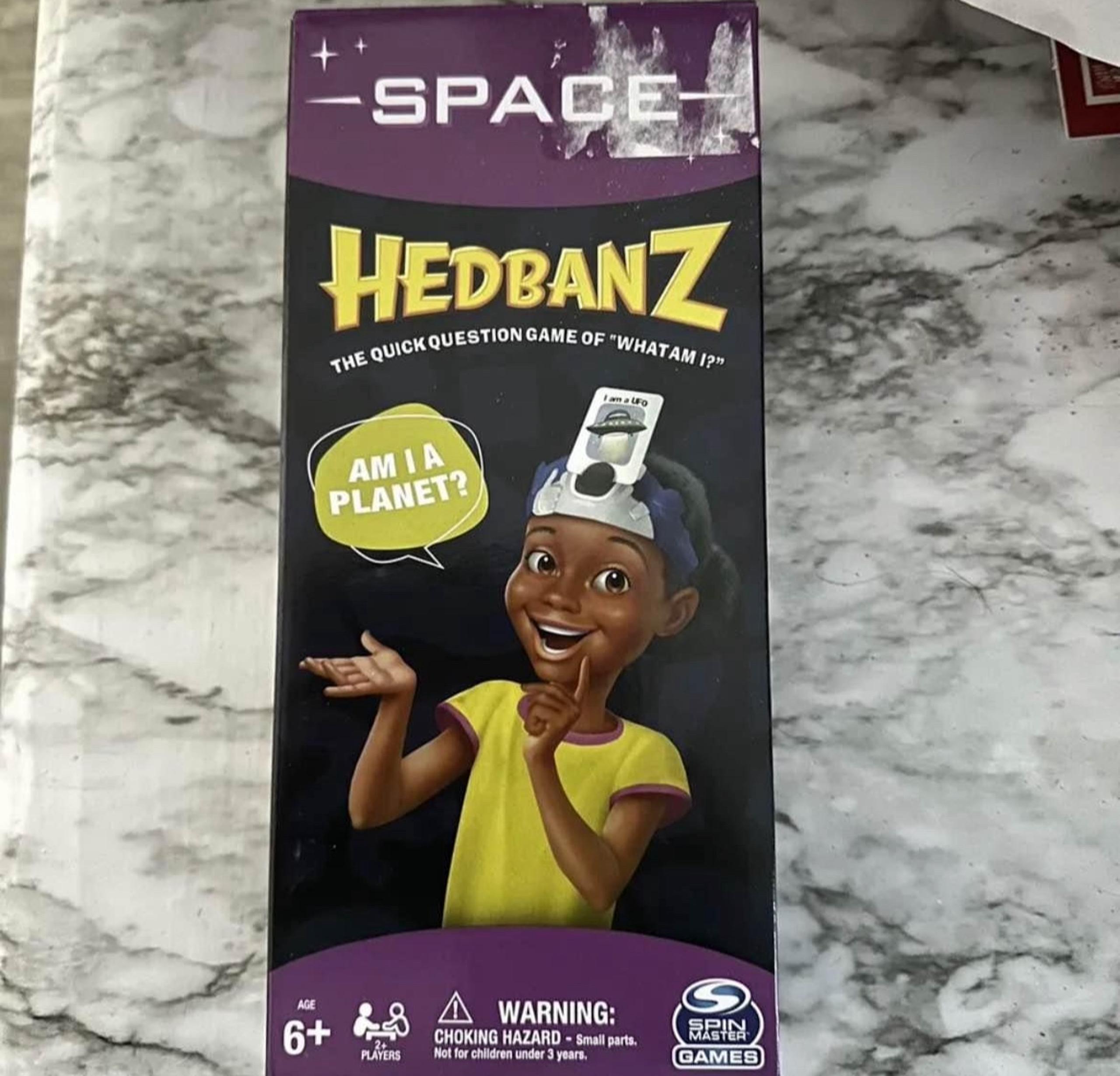 Hedbanz Space Picture Guessing Card Game Quick Question What Am I? New
