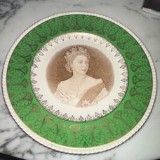 Vintage Queen Elizabeth II plate