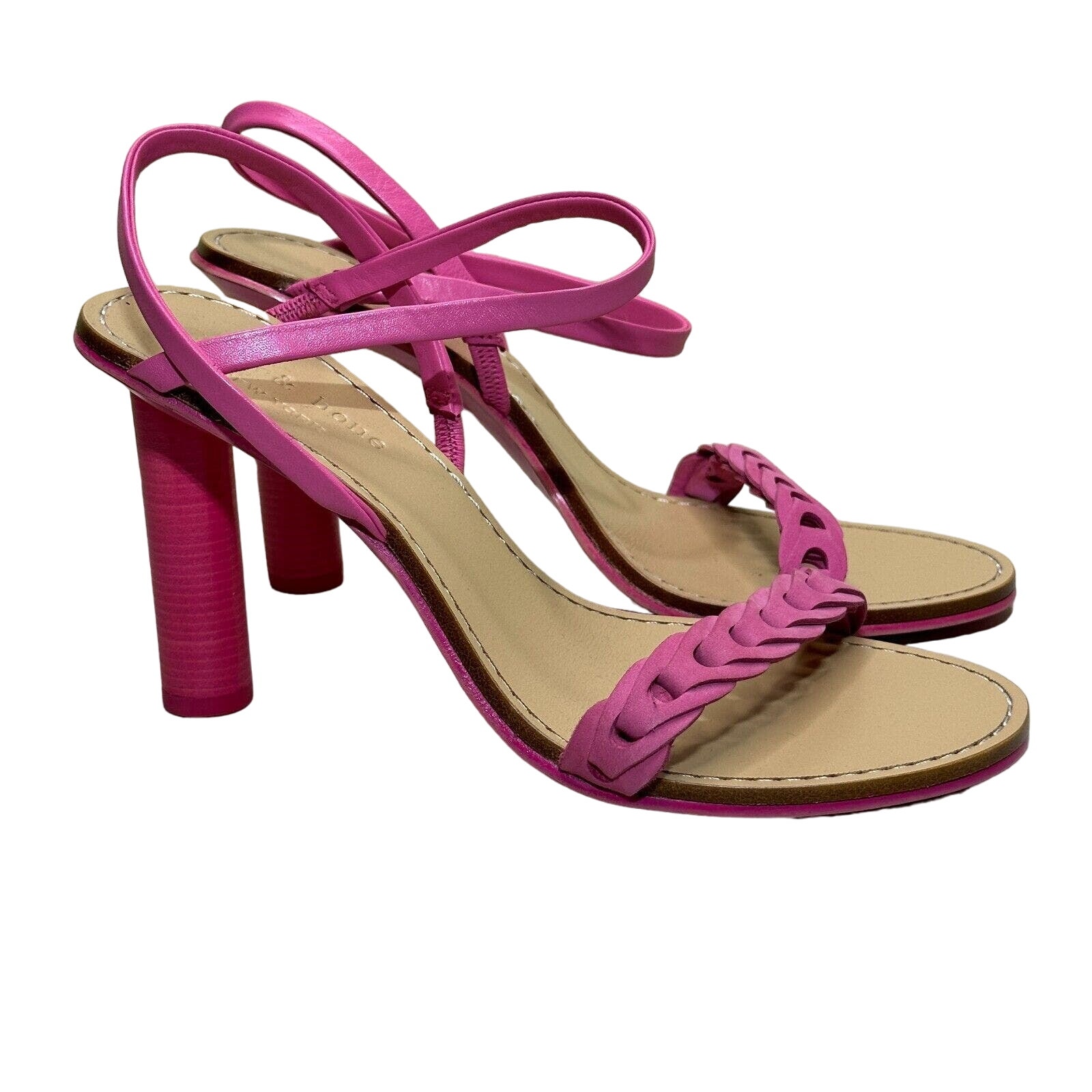 Rag & Bone NY Infinity High Heels Sandals Magenta Women's 37/6.5 NWOB Dustbag