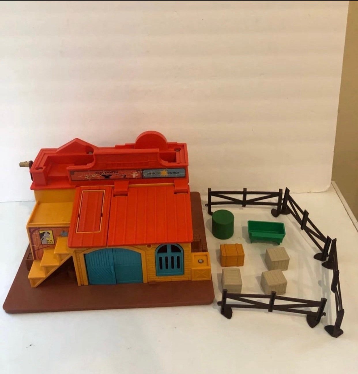 Fisher Price Little People Western Town & Accessories Vintage 1970s
