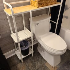 Over The Toilet Bathroom Storage Organizer with Slim Shelving for your Restroom
