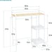 Over The Toilet Bathroom Storage Organizer with Slim Shelving for your Restroom