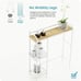 Over The Toilet Bathroom Storage Organizer with Slim Shelving for your Restroom
