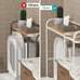 Over The Toilet Bathroom Storage Organizer with Slim Shelving for your Restroom