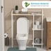 Over The Toilet Bathroom Storage Organizer with Slim Shelving for your Restroom