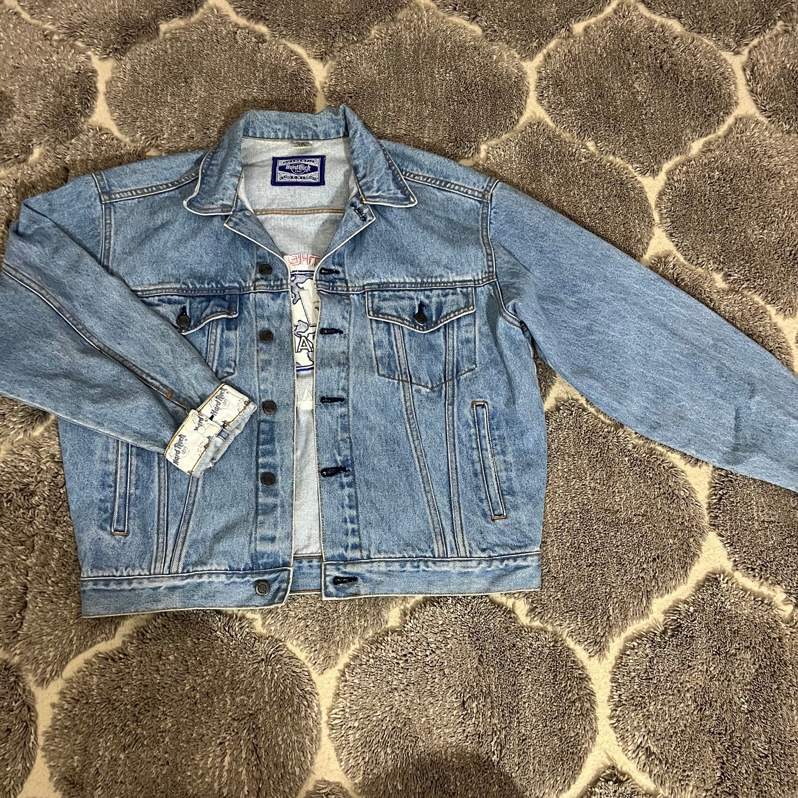 planet hollywood denim jacket