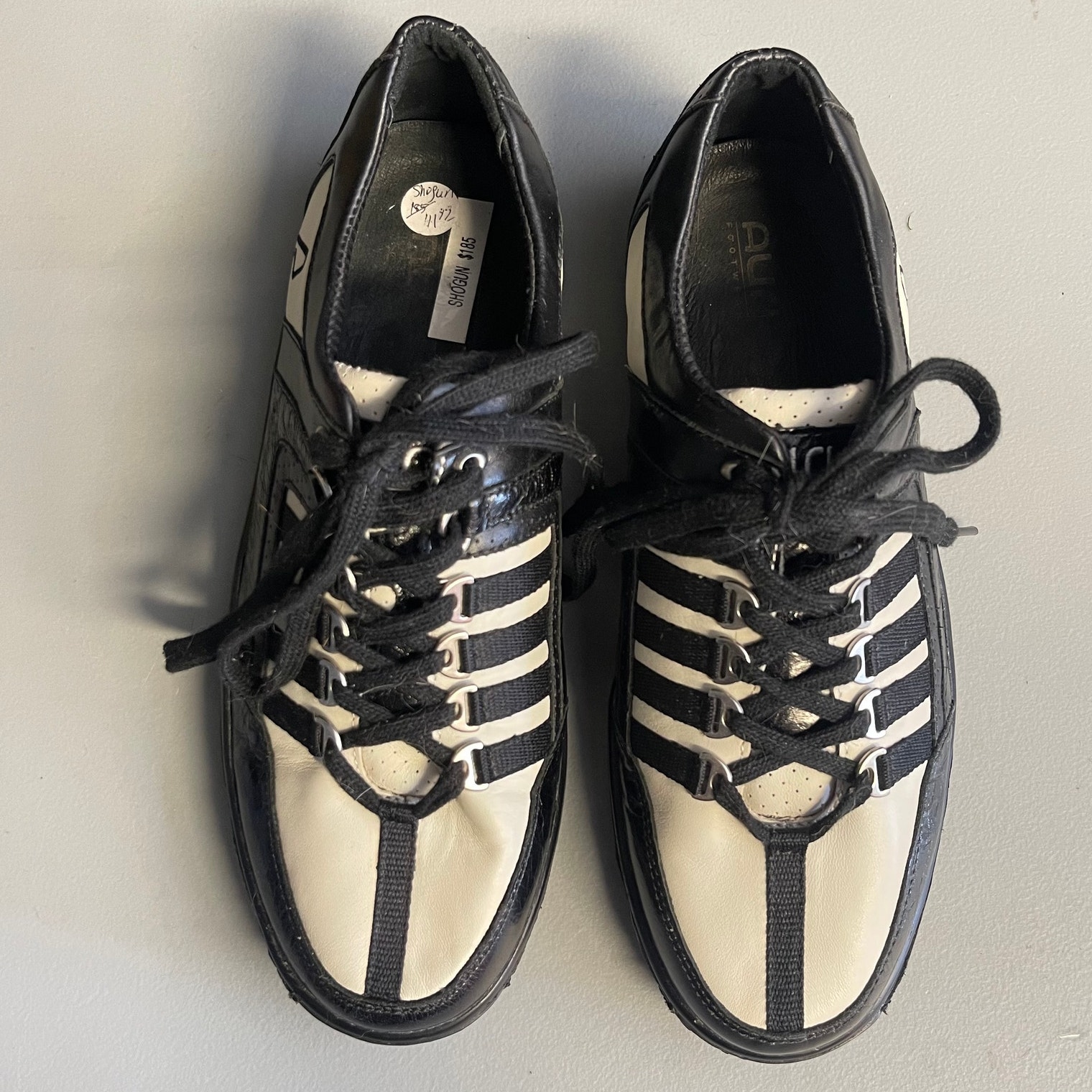 Auri Men's Shogun Italian Leather Up Casual Shoes Size 9
