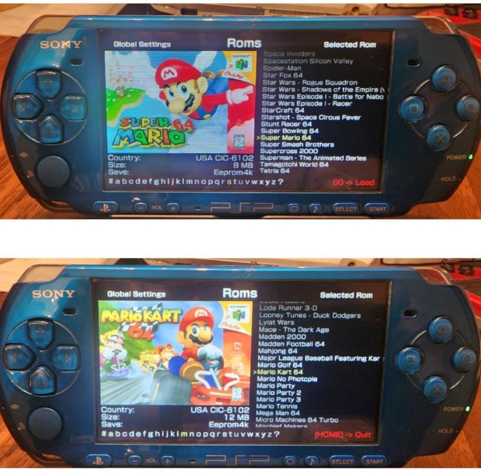 GD6922 No Battery PSP-3000 VIBRANT BLUE SONY PSP Console