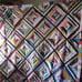 Beautiful Kalideidoscope Quilt Top 82 x 82