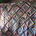 Beautiful Kalideidoscope Quilt Top 82 x 82