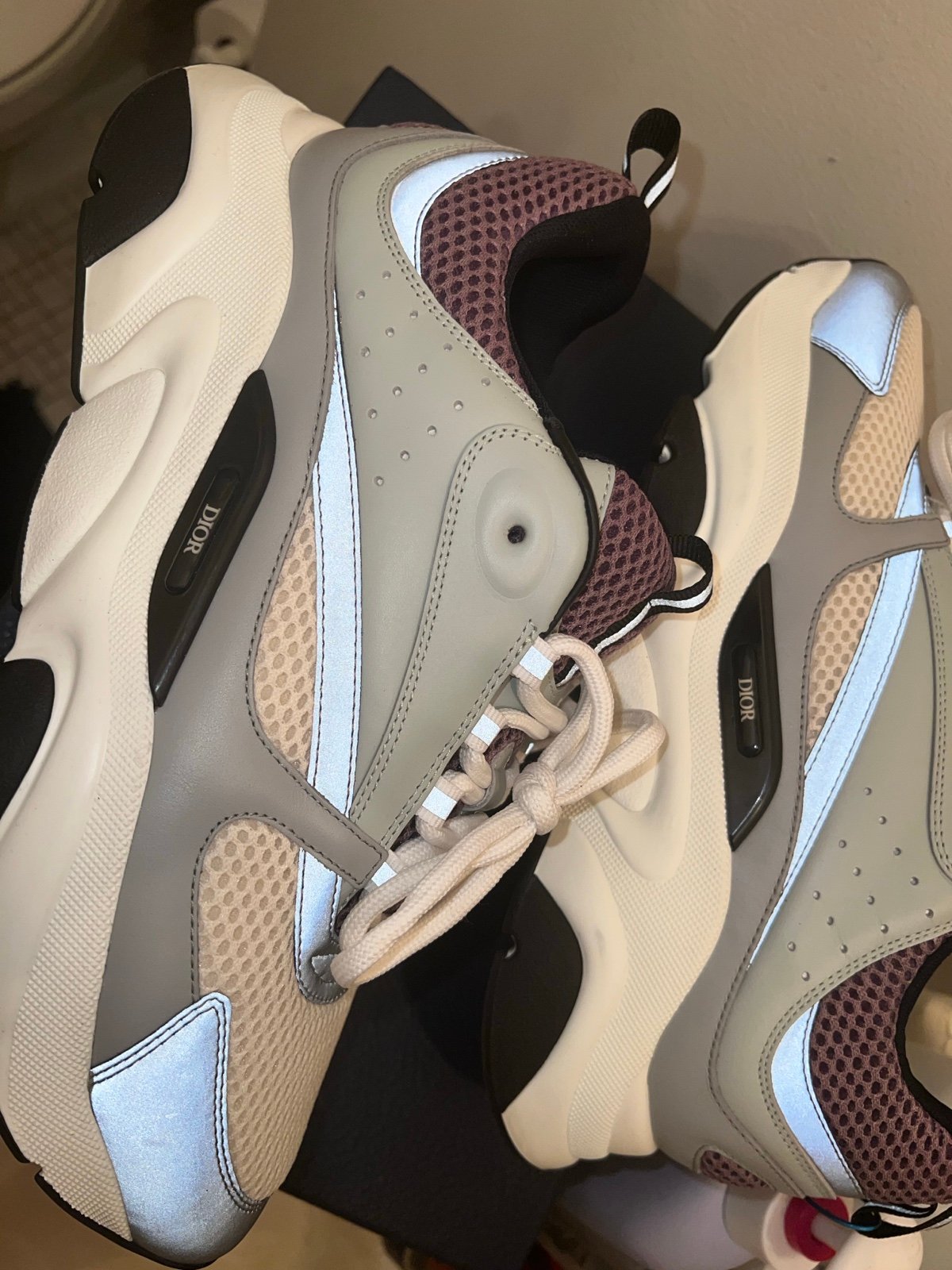 DIOR B22 Purple/White
