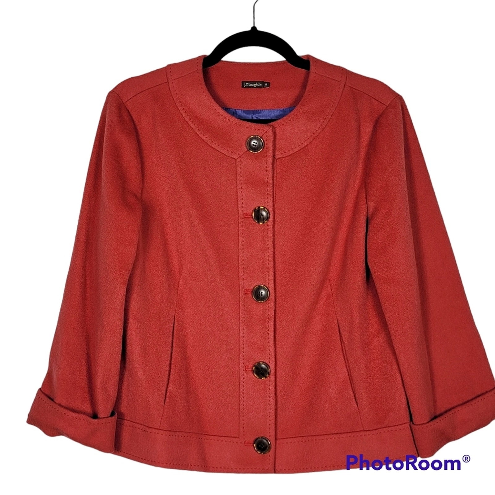 J. Mclaughlin Wool Cashmere Cardigan Blazer SZ 8