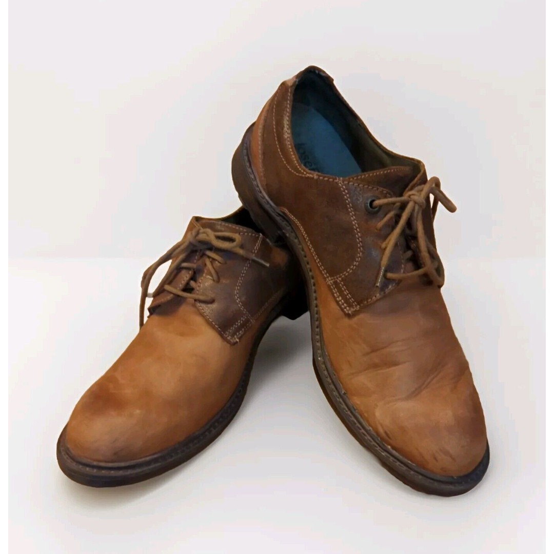 Josef Seibel Oscar 5 Derby Shoes Oxfords Mens EU 44 Brown Leather Lace Up