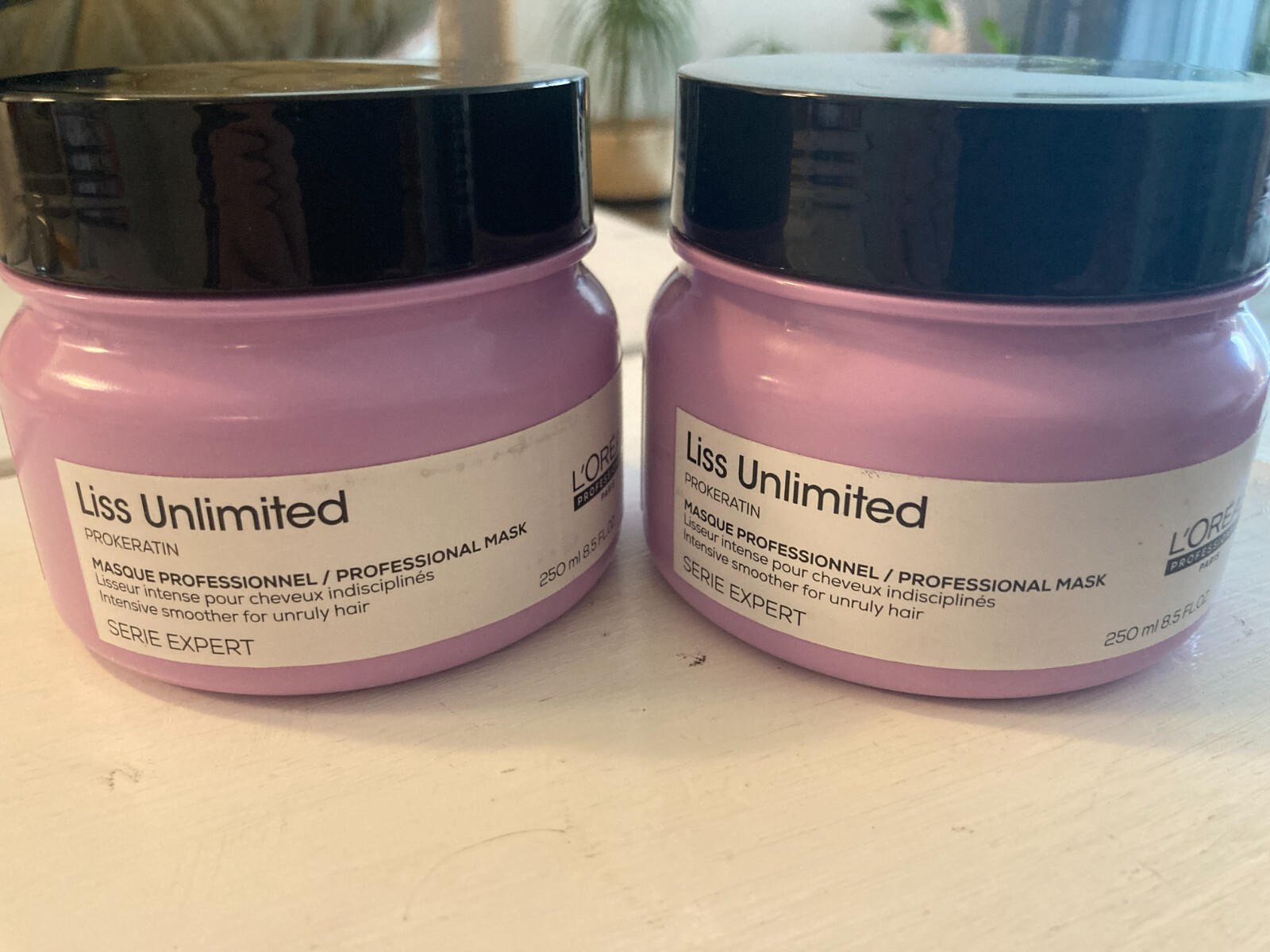 2x L'Oreal Professionnel Serie Expert Liss Unlimited Prokeratin Mask 8.5 oz