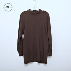 Emporio Armani High Neck Knit Long Sleeve Sweater