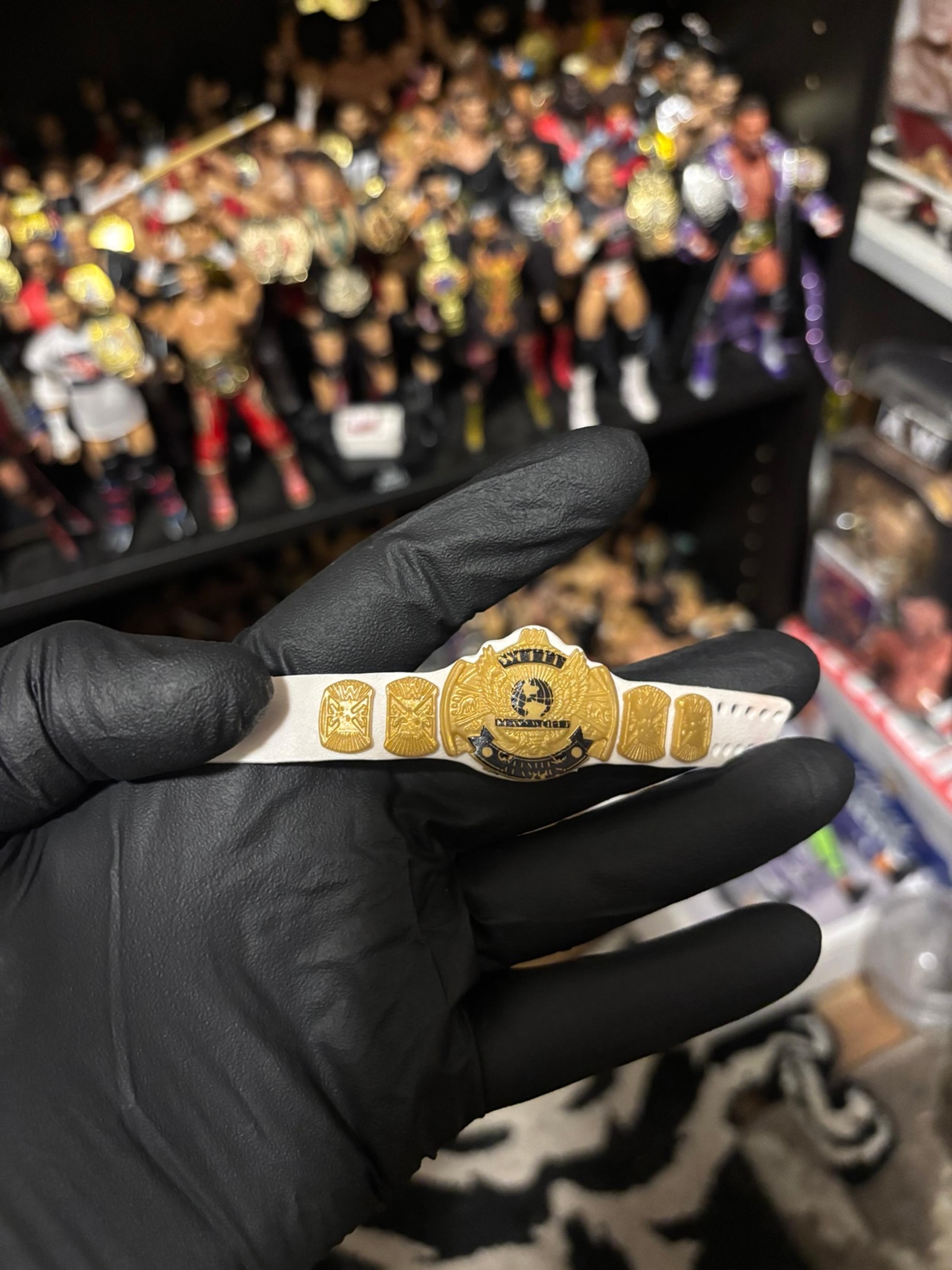 Wwe white winged eagle belt action figure belt
