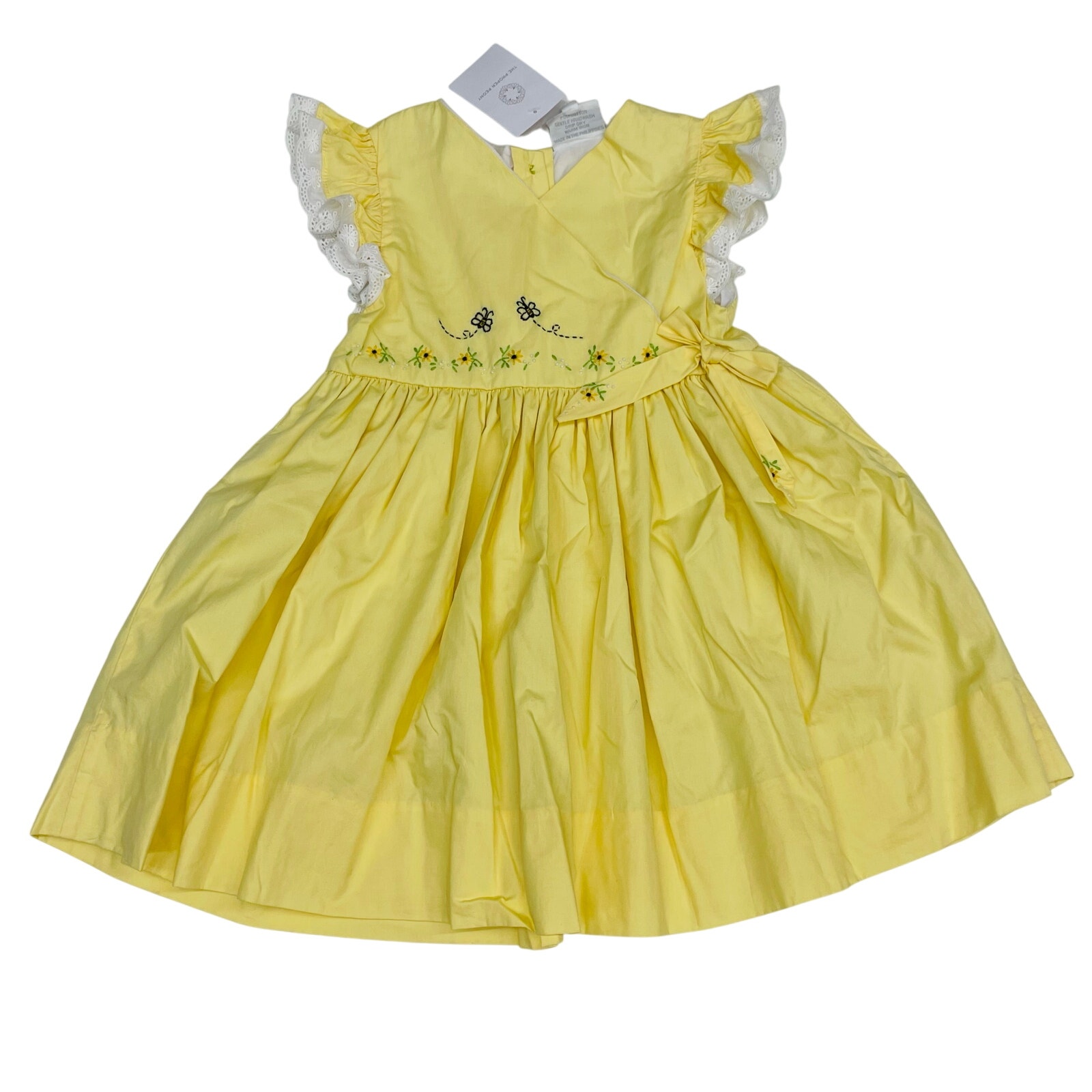 NWT TPP 4T Alys Yellow Wrap Dress