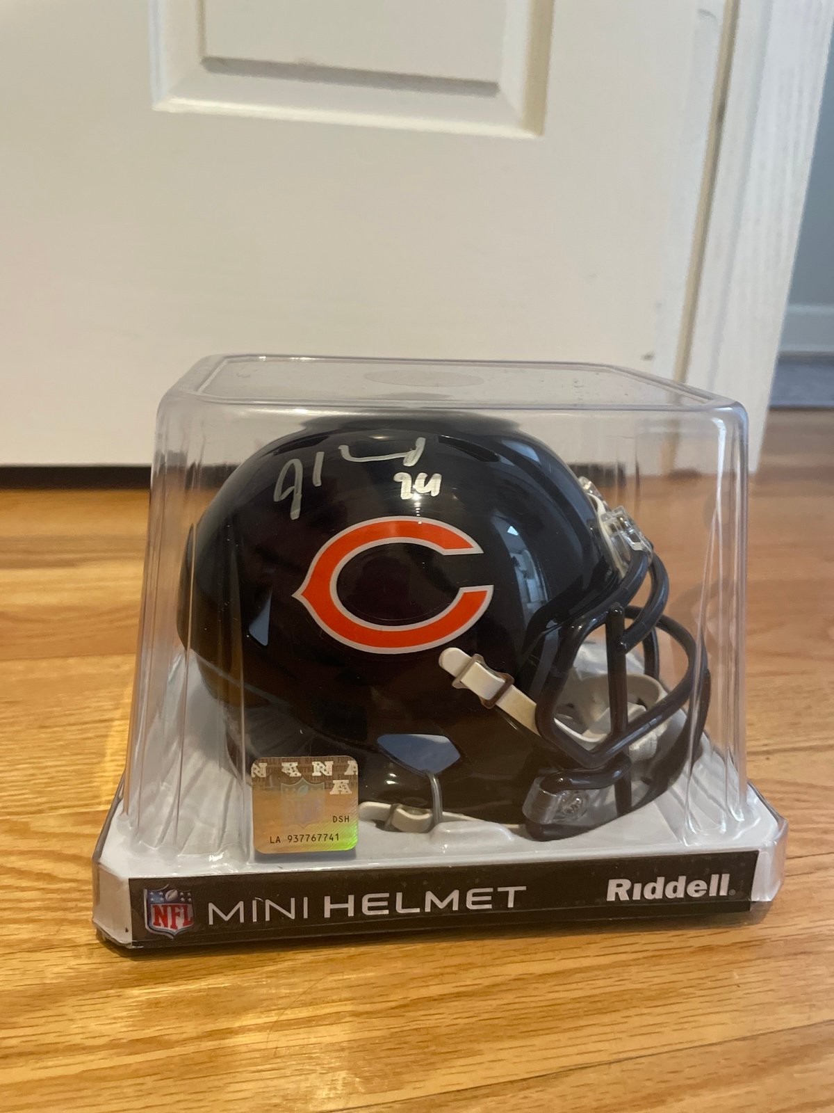 Jordan Howard signed Bears mini helmet