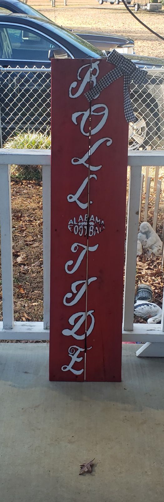 alabama crimson tide welcome sign