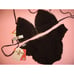 NWT Luli Fama XS,S BIKINI SWEET SEDUCTION ruched gold black crochet lace 170+