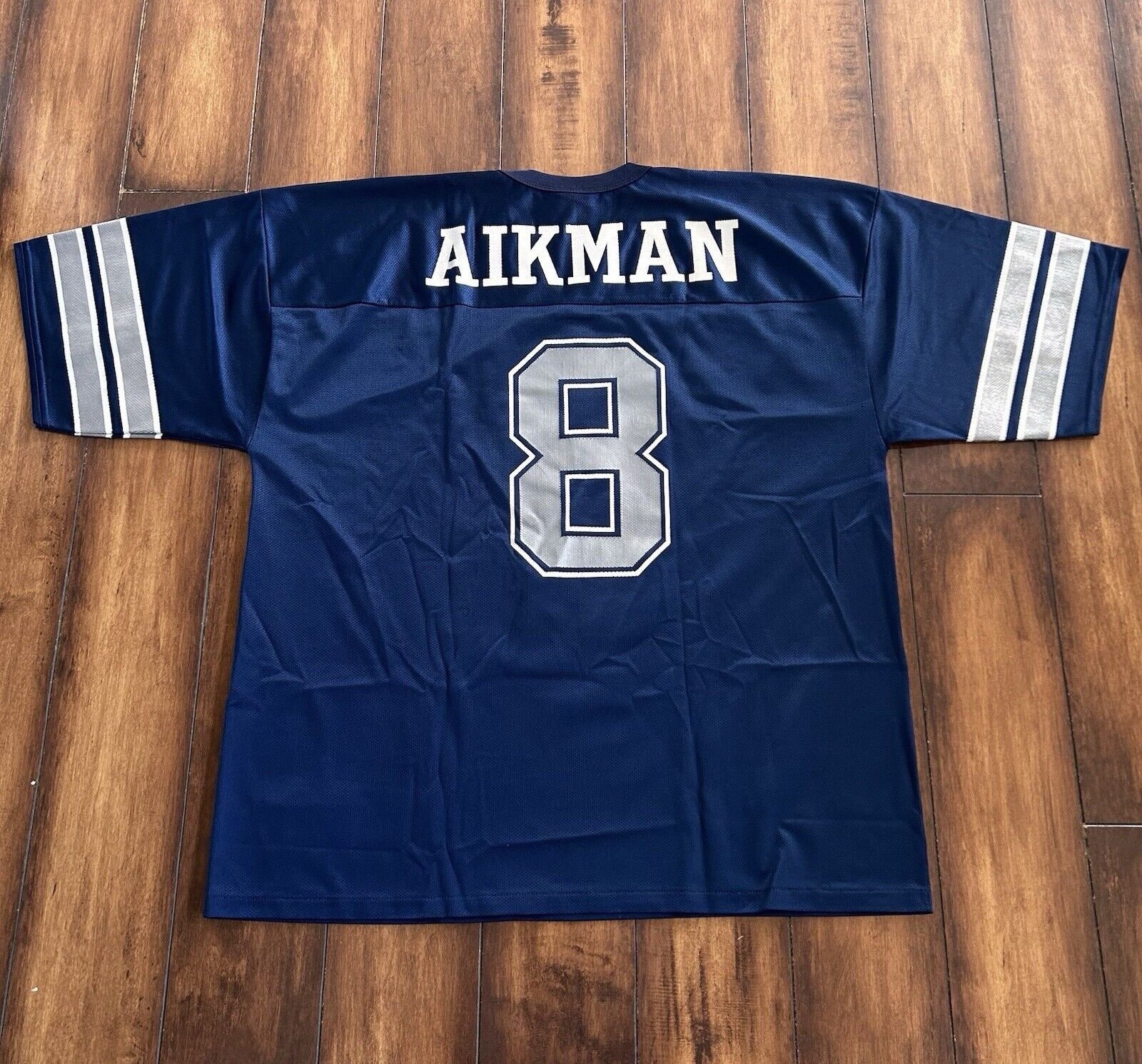 VTG Dallas Cowboys Troy Aikman Jersey #8 Logo 7 Mens Size XL (50-52) Made in USA