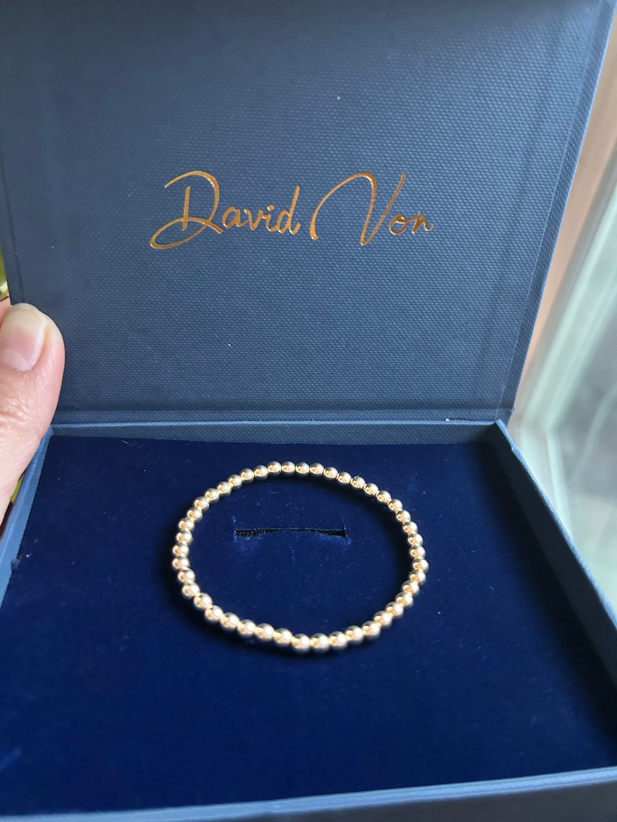 Stretchy 14k Gold Bracelet