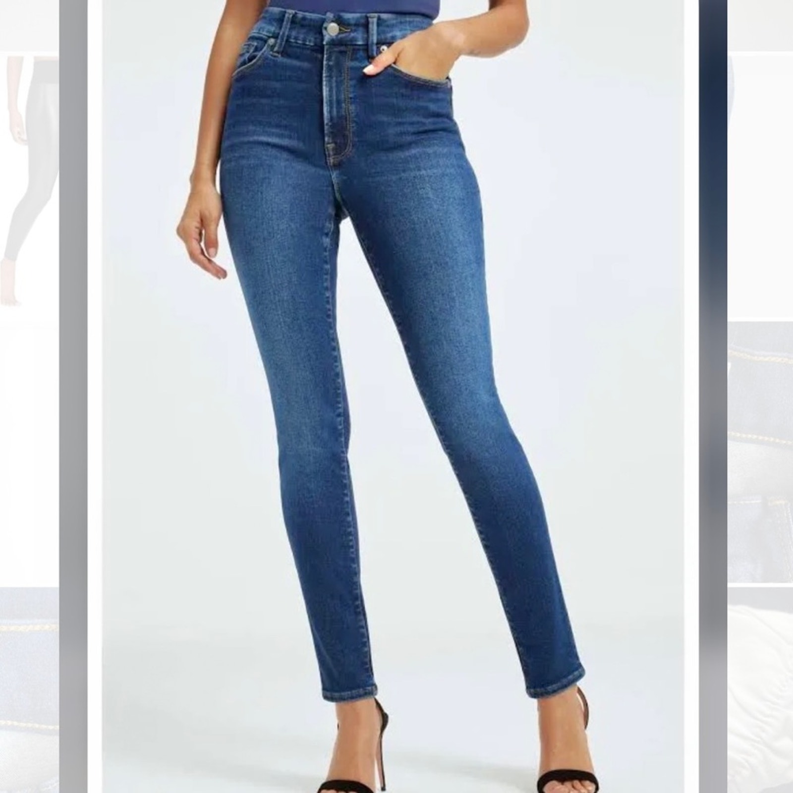 Good American Good Legs Skinny Jeans Size 26