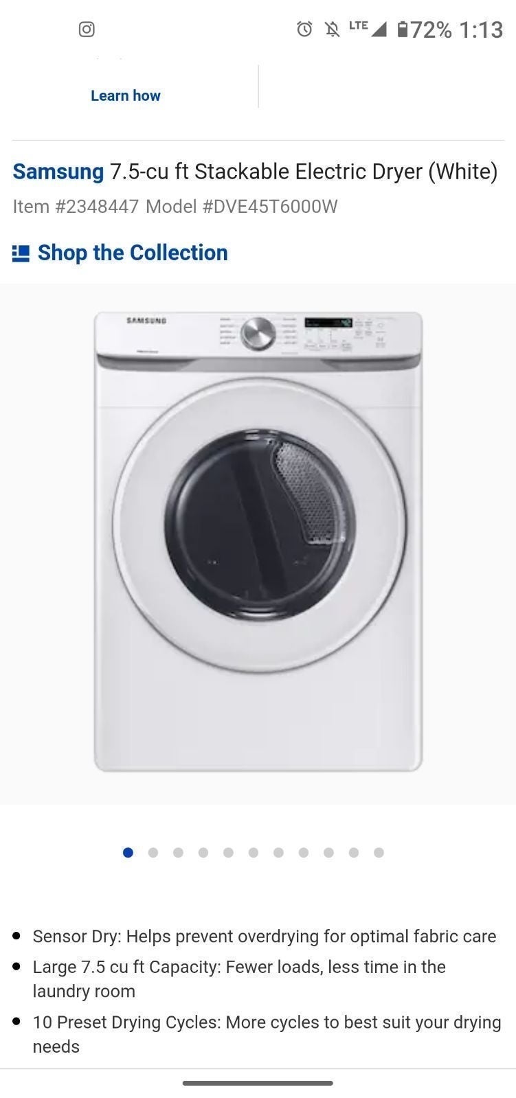BRAND NEW SAMSUNG WASHER AND DRYER SET