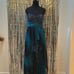Vintage 2010s Speechless Hi-low Prom/Homecoming blue SPARKLY corset dress size 9
