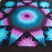 Queen Size Star machine pieced Quilt Top #166B